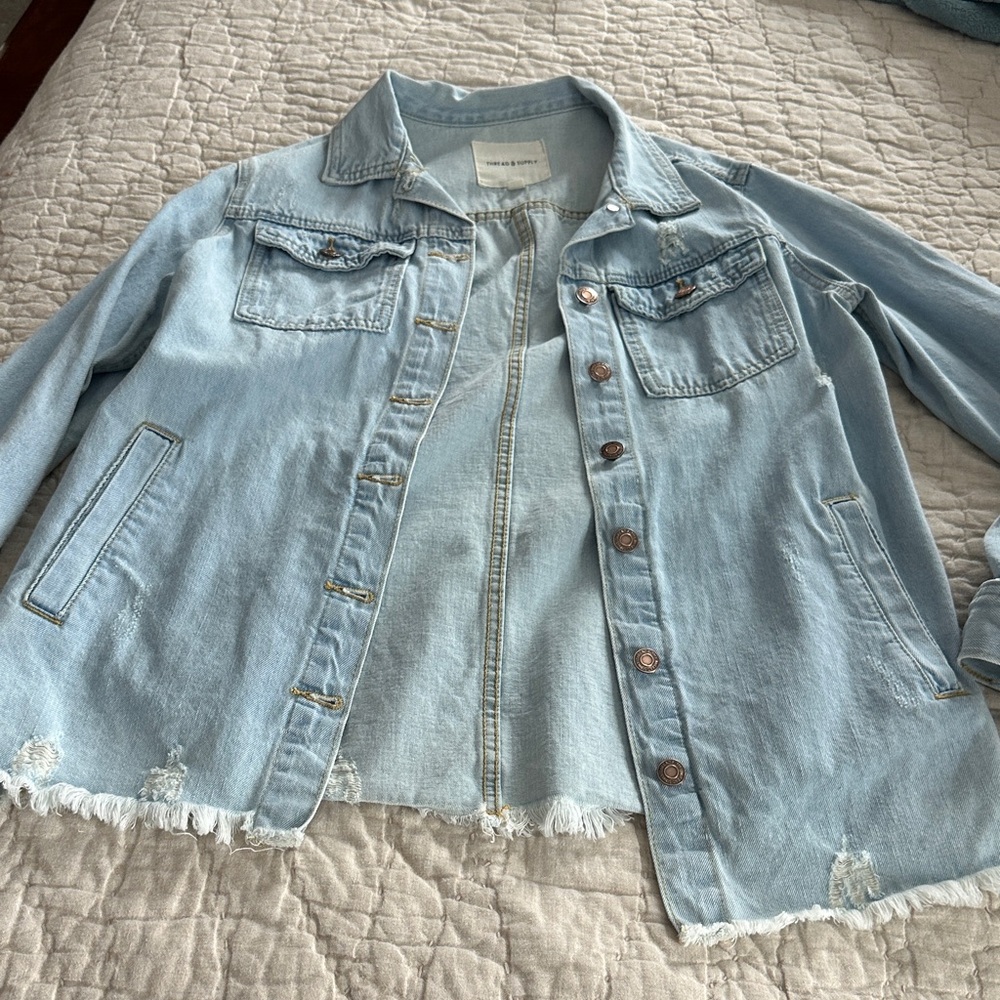 Long Jean jacket